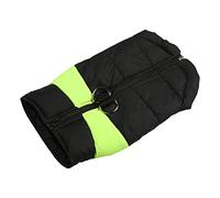 Ghzste Suave y resistente al agua, cómodo y resistente al viento, bonito y clásico abrigo de invierno para perros, pelo antiadherente, adecuado para perros de tamaño mediano, cremallera (4XL)