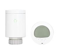 Ghzste Válvula Termostática Inteligente para Radiador, Configuración de Horario Semanal, Control de Temperatura en Tiempo Real y Conexión WIFI, Controlada por Smart Life, para el Hogar