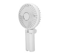 Ghzste Volumen de ventilación portátil -Abrazadera de paraguas USB -Ventilador de mano recargable con 3 velocidades de viento para oficina al aire libre, compacto y portátil, adecuado para
