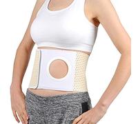 GHzzY Cinturón de ostomía para prevenir la Hernia parastomal - Banda para Soporte de Hernia Abdominal Banda de ostomía para Bolsa de colostomía de tamaños múltiples,7cm,M