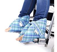GHzzY Protector médico de Cojines de tacón para úlceras por presión y Descanso del tendón - Almohada Protectora para el Tobillo para Ancianos en Silla de Ruedas - 1 par