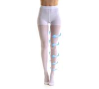 Gi&Gi Medias contenitivas de compresión graduada 140 DEN 18-21 MMHG Clase 1, calcetines moldeadores para mujer micro fibra mate,