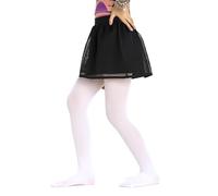 Gi&Gi Medias de baile para niñas niña, 50 denier opacos. Indicadas también para las clases de baile y colore blancas, rojo y marrón...2202, Color blanco., 4-6 años