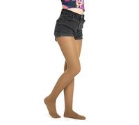 Gi&Gi Medias de ballet para niñas, 50 deniers opacas. También indicadas para clases de danza y de color blanco, rojo, marrón...2202, beige, 12-14 ans