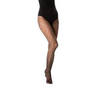 Gi&Gi Medias de mujer con lunares 40 deniers con tobillo de algodón para mujer, caracterizadas por un patrón de lunares all over. N.1292, Negro , S-M