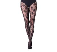 Gi&Gi Medias de mujer imitación parisina fantasía flores 40 Denari Extra Comfort Made in Italy N.1342, Flores., S/M