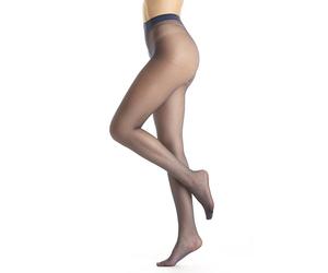Gi&Gi Medias Mujer 20 Den, Veladas Il Top del Top, Transparentes Todo Desnudo, N, 1270, Azul Oscuro, S/M