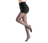 Gi&Gi Medias para Mujer Semitransparentes con Estampado de Puntos, 40 Denier, Color Negro y Nude, con Refuerzo de Algodón, Talla S, M, Azul Medianoche