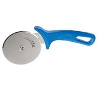 Gi.Metal Cortador de pizza profesional, cuchilla de acero inoxidable de 10 cm, desmontable y certificada para uso alimentario, cómodo mango ergonómico, 100% Made in It