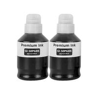 GI50 Tinta Compatible con Canon GI-50 Botella de Tinta Multipack para Pixma G1520 G1560 G2520 G2560 G3520 G3560 G1530 G2570 G4570 G3570 G5050 G6050 G7050 GM2050 GM4050(4 Pack BK/C/M/Y)
