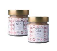 GIÀ Crema de Avellanas Blanca, pack de 2 x 230g - Avellanas Italianas variedad “Tonda di Giffoni”, Sin Aceite de Palma, Untable Gourmet, Ideal para Merienda, Postres y Rellenos