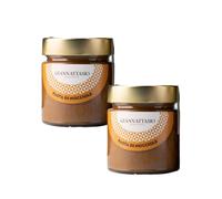 GIÀ - Pasta de avellanas paquete de 2 x 230g - Pura al 100% Avellanas italianas variedad “Tonda di Giffoni” - SIN AZÚCAR, Sin Aceite de Palma, Ideal para aromatizar