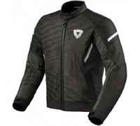 Giacca Moto De Verano REV'IT Torque H2O Negra Blanca Impermeable 3XL
