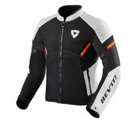 Giacca Moto Estiva Revit GT-R AIR 3 Transpirable Rejilla Blanca Roja Talla M