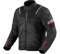 Giacca Moto Estiva Revit Tornado 4 H2O Negra Impermeabile TAGLIA 4XL
