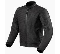 Giacca Moto Estiva Revit Torque Black H2O Sfoderabile Impermeabile CE 3XL