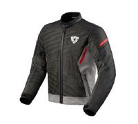 Giacca Moto Estiva Sfoderabile Revit Torque Grey Red H2O Talla XL