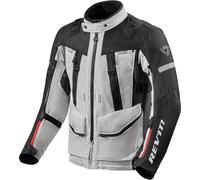 Giacca Moto Invernal Impermeable REV'IT Sand 4 Silver Black Talla S