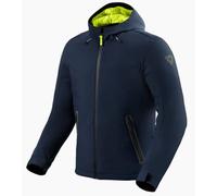 Giacca Moto Invernale Impermeabile Revit Traffic Dark Blue H2O Talla M