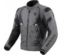 Giacca Moto Invernale Sfoderabile Revit Control H2O Gris Negro TG XL