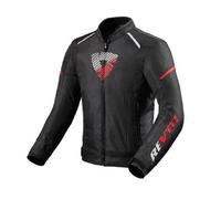 Giacca Moto Invernale Sfoderabile Revit Sprint Black Red H2O TAGLIA 3XL