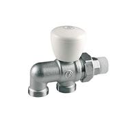 Giacomini R314N Válvulas Radiador Manual Monotubo Reversibles con Sonda Plastico, 1/2 Pulgada x 16 mm Tamaño