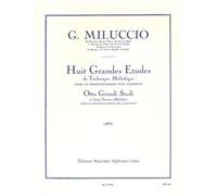Giacomo miluccio: 8 grandes etudes de technique melodique (clarinet solo)