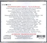 Giacomo Puccini/Mascagni - Creator Records 1