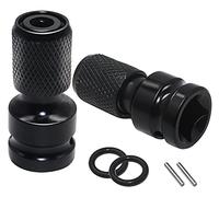 GIAK Adaptador Cuadrado Hexagonal Adaptador 2 piezas 1/2 a 1/4 Adaptador de Zócalo Telescópico para Llaves de Impacto y de Trinquete