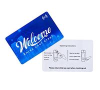 Gialer Tarjeta de llave RFID de hotel, sin contacto, llave Motel, bienvenida, disfruta de tu estancia (100 tarjetas, 20 fundas para regalo)