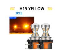 (Giallo) 2x Lampadine per luci diurne a LED DRL H15 Canbus para auto, luce di marcia diurna automatica