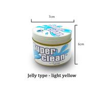 (Giallo chiaro) Gel detergente para la pulizia della polvere magica Upgrade per la casa, l'auto e la