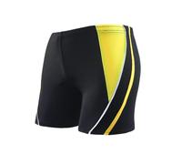 (Giallo-XXL) Pantaloncini da bagno con coulisse interna e fodera, a vita media, da uomo e da adulto,