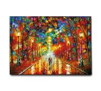 Giallobus - Cuadro - Adiós a la ira - Lienzo con marco estándar - 70L x 50l cm - Listo para colgar - Cuadros modernos