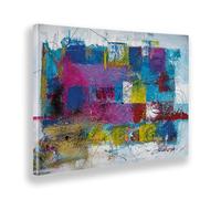 Giallobus - Cuadro - Alfredo Pierro - Dánae Abstracta - Lienzo con Marco estándar - 70x50 - Listo para Colgar - Cuadros Modernos para el hogar