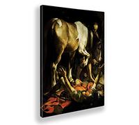 Giallobus - Cuadro - Caravaggio - Conversión de San Pablo - Lienzo - 50x70 - Listo para Colgar - Cuadros Modernos para el hogar