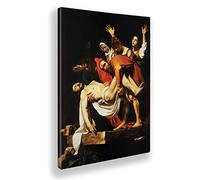 Giallobus - Cuadro - Caravaggio - La pasión de Cristo - Lienzo - 100x140 - Listo para Colgar - Cuadros Modernos para el hogar