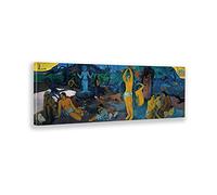 Giallobus - Cuadro - Paul Gauguin - De dónde venimos - Lienzo - 150x50 - Listo para Colgar - Cuadros Modernos para el hogar
