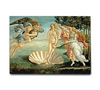 Giallobus - Cuadro - Prensa sobre Tela Canvas - Sandro Botticelli - EL Nacimiento DE Venus - 100 x 140 CM