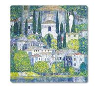 Giallobus - Giallopanel Art Board - Gustav Klimt - Iglesia en Cassone - Madera de MDF - 29,7x29,7