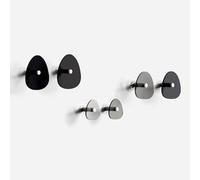 Giallobus - Percheros pared - Harmony color 06 - Kit 6 pz - Vidrio acrílico - Kit 6 pcs. - Palette colours 06 - Percheros y accesorios decorativos de pared