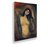 Giallobus - Pinturas - Edvard Munch - Madonna - Lienzo - 50x70 - Listo para Colgar - Cuadros Modernos para el hogar