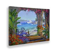 Giallobus - Pinturas - Mikki Senkarik - Serenata del mar - Lienzo - 100x70 - Listo para Colgar - Cuadros Modernos para el hogar - Listo para Colgar