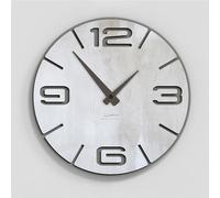 Giallobus - Reloj premium - Simple relief - Madera de MDF - Premium 45x45cm - n.05 Dirty wall - Artesano Made in Italy - Silencioso - Idea de regalo - Doble nivel moderno