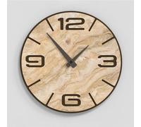 Giallobus - Reloj premium - Simple relief - Madera de MDF - Premium 45x45cm - n.16 Canyon - Artesano Made in Italy - Silencioso - Idea de regalo - Doble nivel moderno
