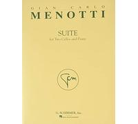 Gian carlo menotti : suite - 2 violoncelles et piano: Score and Parts