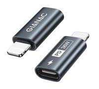 GIANAC Adaptador USB C a Lightning (2Pack) 36W Adaptador de Lighting de Carga Rápida para iPhone 14/13/12/11 Pro MAX Mini/X/XR/XS/SE/8/7/iPad/AirPods,No aplicable a OTG/Audio