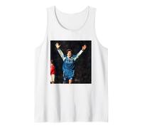 Gianfranco Zola anota Chelsea Italia Copa Mundial de Fútbol Camiseta sin Mangas