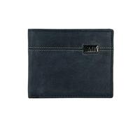 GianMarcoVenturi Cartera de Hombre de Piel Auténtica, con Tarjetero y Monedero, Delgada con Caja de Regalo