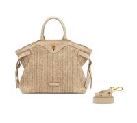 Gianni CHIARINI Bolso mujer Clautette de rafia y ante de mano Claudetette Arena BS11901